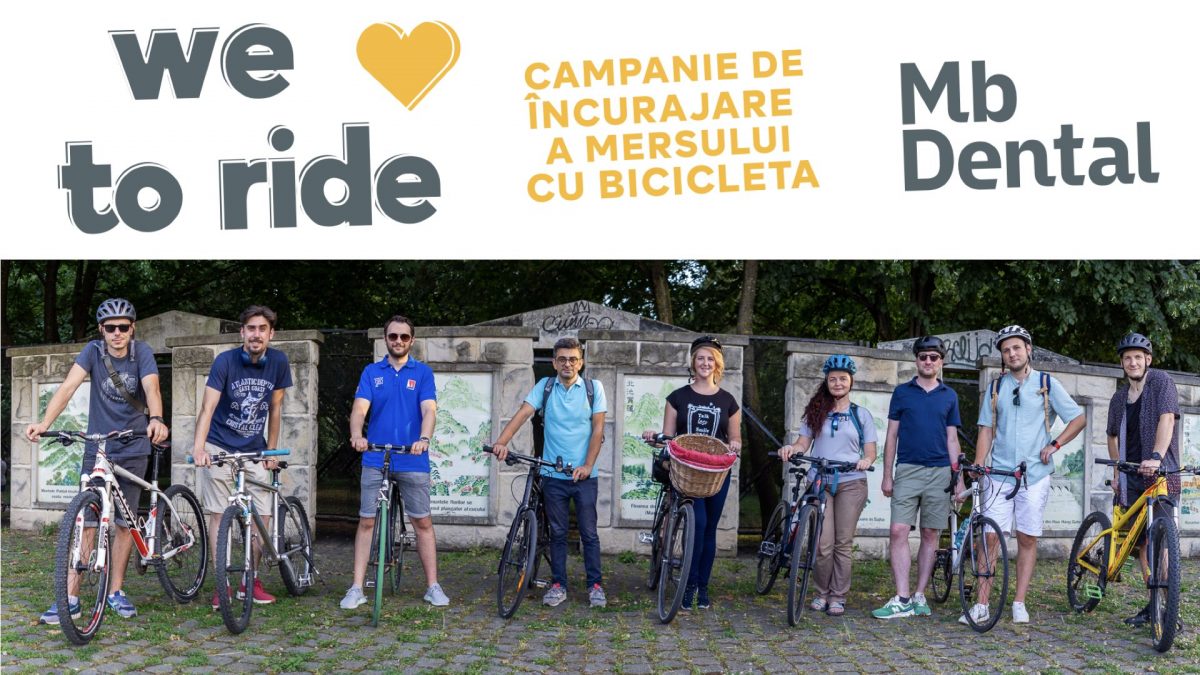 echipa mb dental cu biciclete